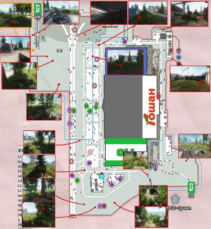 Escape from tarkov Interchange map guide