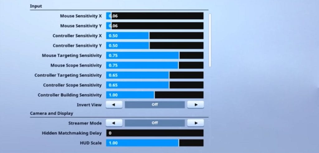 MrFreshAsian Fortnite Mouse Settings