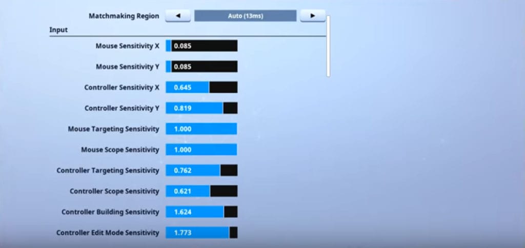 Nate Hill Fortnite Mouse Settings