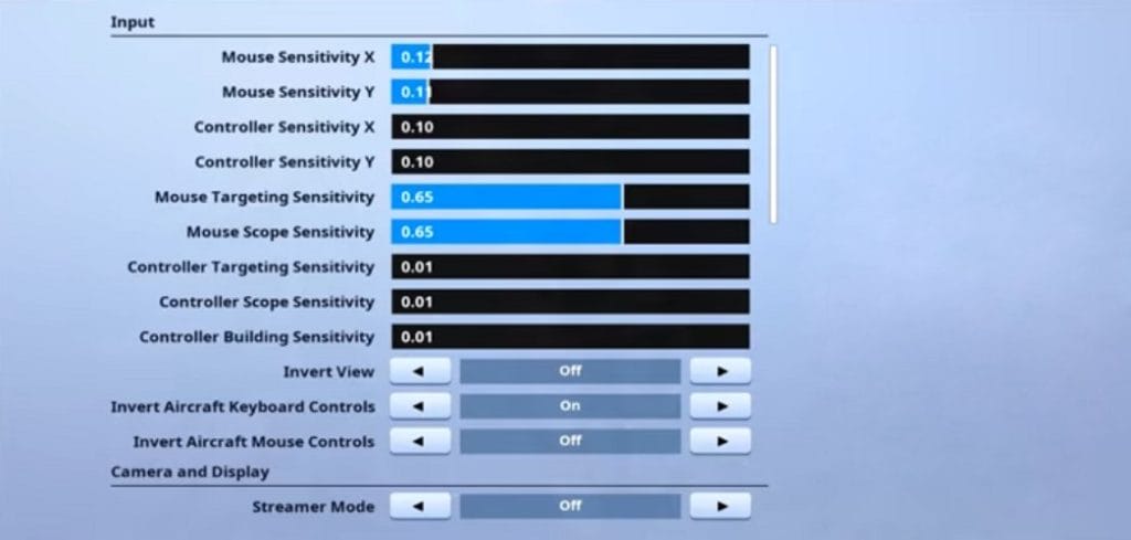 Slappie Fortnite Mouse Settings