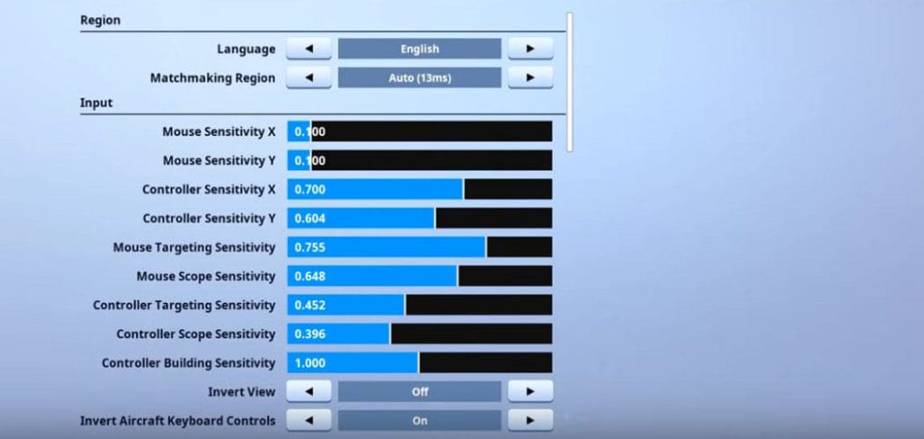 SypherPK Fortnite Mouse Settings