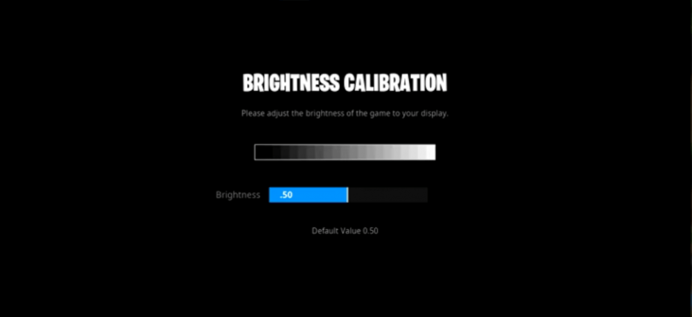 Bugha Brightness Settings