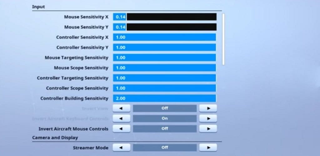 Teeqzy Fortnite Mouse Settings