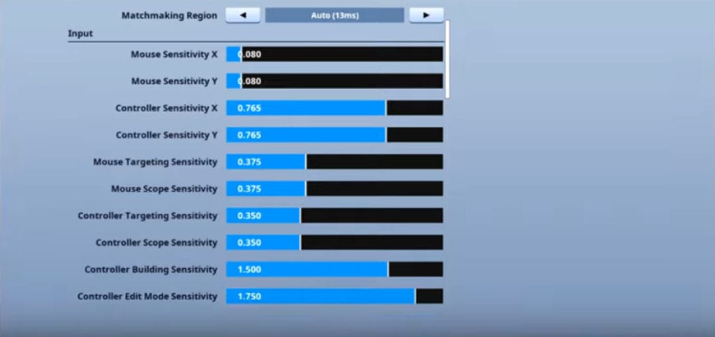 Nyhrox Fortnite Mouse Settings