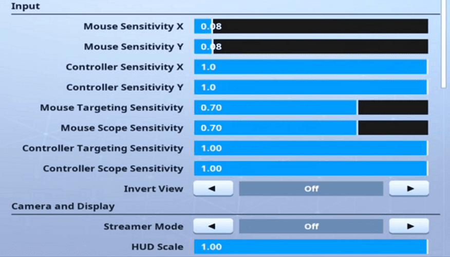 TimTheTatman Fortnite Mouse Settings