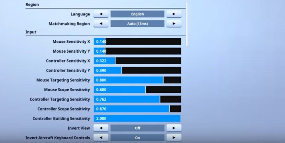 OhMyPulse Fortnite Mouse Settings